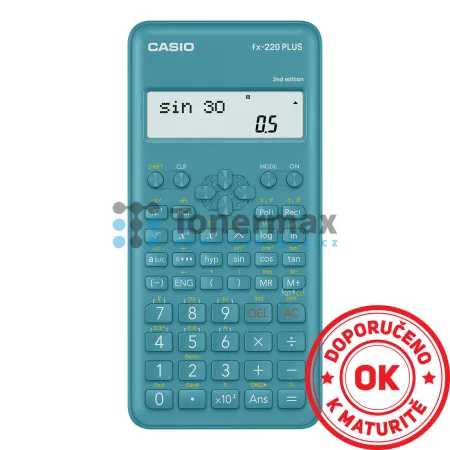 Kalkulačka Casio FX 220 PLUS 2E, tyrkysová
